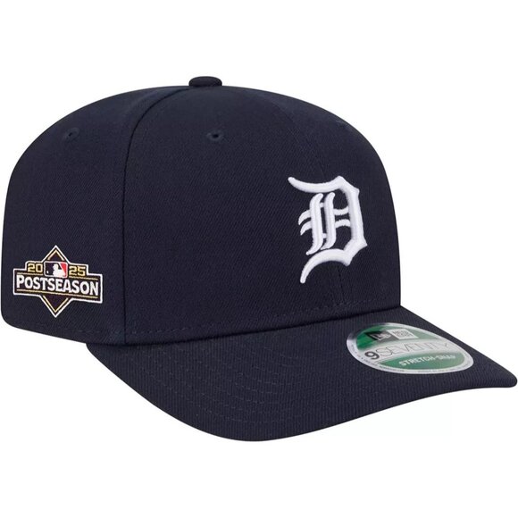 NEW Detroit Tigers New Era 2025 Postseason 9SEVENTY Stretch Snapback Hat Navy - Picture 7 of 7